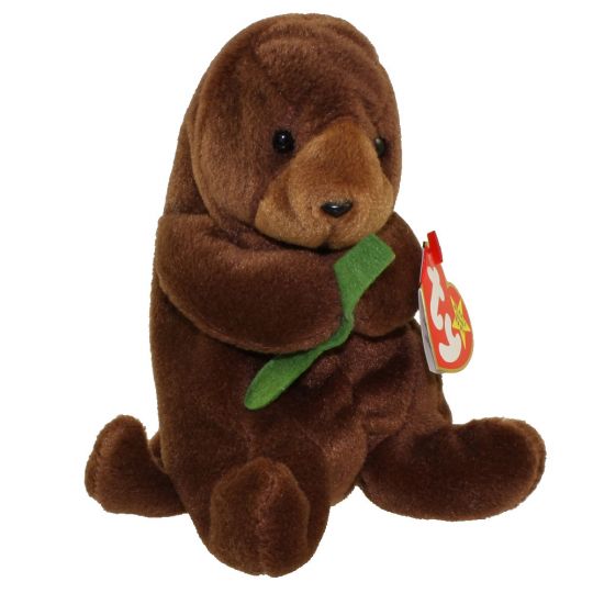 TY Beanie Baby - SEAWEED the Otter (6 