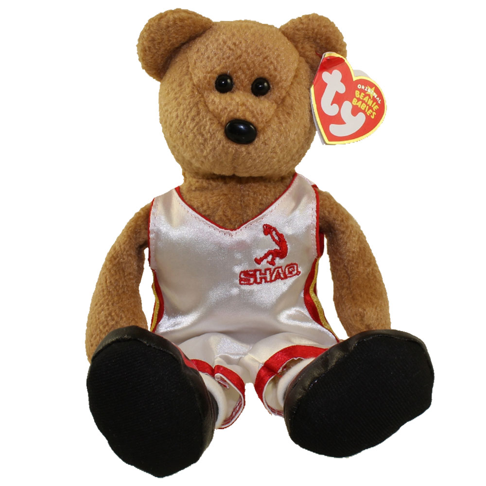 TY Beanie Baby - SHAQBEAR the Bear (10 inch)