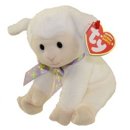 TY Beanie Baby - SHEEPISHLY the White Lamb (5 inch)