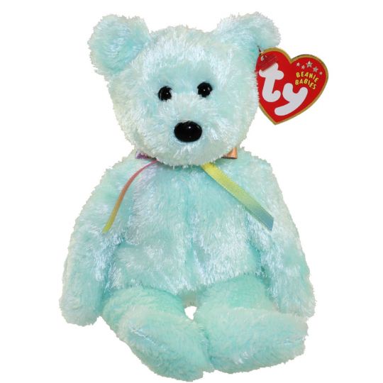 TY Beanie Baby SHERBET the Bear (Blue Version) inch