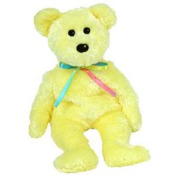 TY Beanie Baby - SHERBET the Bear (Yellow Version) (8.5 inch)