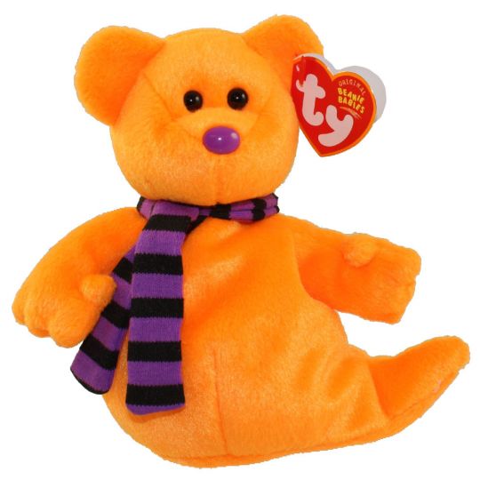 TY Beanie Baby SHIVERS the Ghost Bear inch):