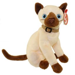 TY Beanie Baby - SIAM the Siamese Cat (7 inch)