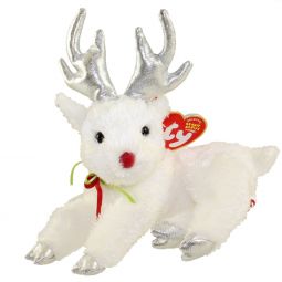 TY Beanie Baby - SLEIGHBELLE the Reindeer (White Version) (6 inch)