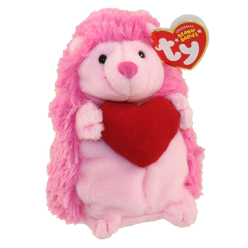 TY Beanie Baby SMITTEN the Pink Porcupine 5.5 inch BBToyStore