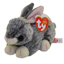 TY Beanie Baby - SMOKEY the Grey Bunny (6 inch)