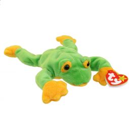 TY Beanie Baby - SMOOCHY the Frog (8 inch)