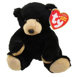 TY Beanie Baby - SNACKS the Black Bear (5 inch)