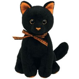 TY Beanie Baby - SNEAKY the Black & Orange Cat (6 inch)