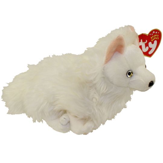 TY Beanie Baby SNOCAP the Snow Fox 7.5 inch BBToyStore