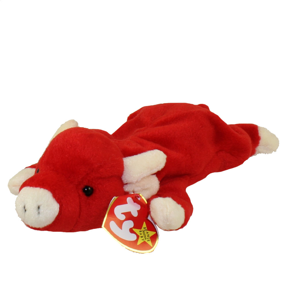 TY Beanie Baby - SNORT the Bull (9 inch)