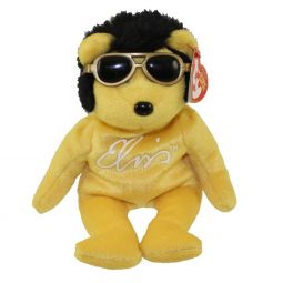 TY Beanie Baby - SOLID GOLD BEANIE the Elvis Bear (Walgreen's Exclusive) (9 inch)
