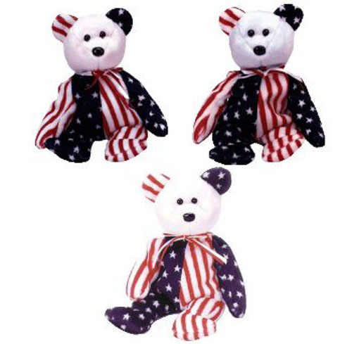 Details about   Ty Spangle the Plush bear Brand New Collectible USA BEAR! 