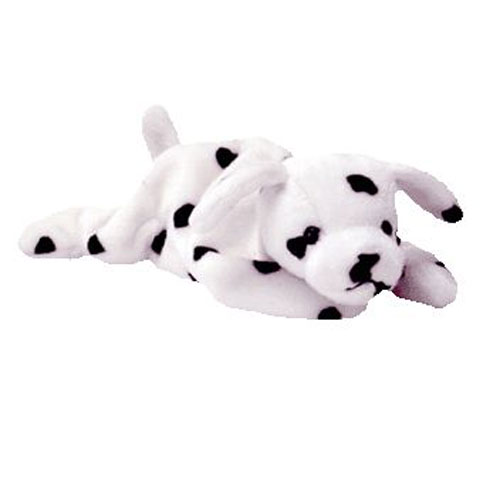 TY Beanie Baby - SPARKY the Dalmatian Dog (4th Gen hang