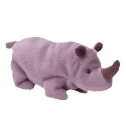 TY Beanie Baby - SPIKE the Rhino (7 inch)