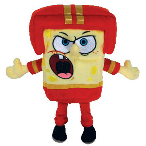 TY Beanie Baby - SPONGEBOB SQUAREPANTS ( QUARTERBACK ) (8 inch)