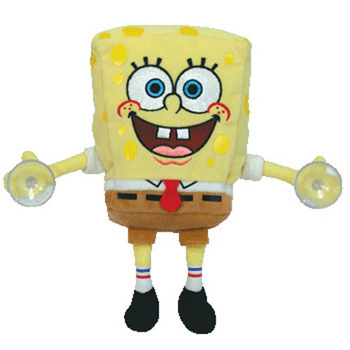 TY Beanie Baby - SPONGEBOB SQUAREPANTS ( STUCK ON YOU ) (8 inch)