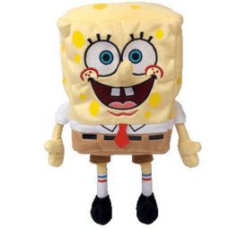 TY Beanie Baby - SPONGEBOB SQUAREPANTS ( Spongebob Movie Promo ) (8 inch)