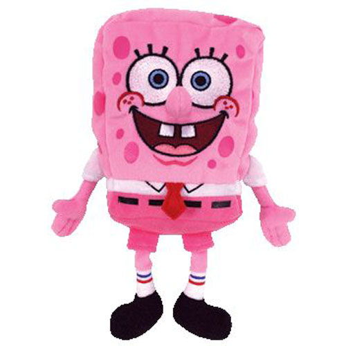 TY Beanie Baby - SPONGEBOB SQUAREPANTS ( PINKPANTS ) (8 inch)