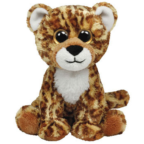 TY Beanie Baby - SPOTTER the Leopard (Big Eye Version) (6 inch) MWMT'S