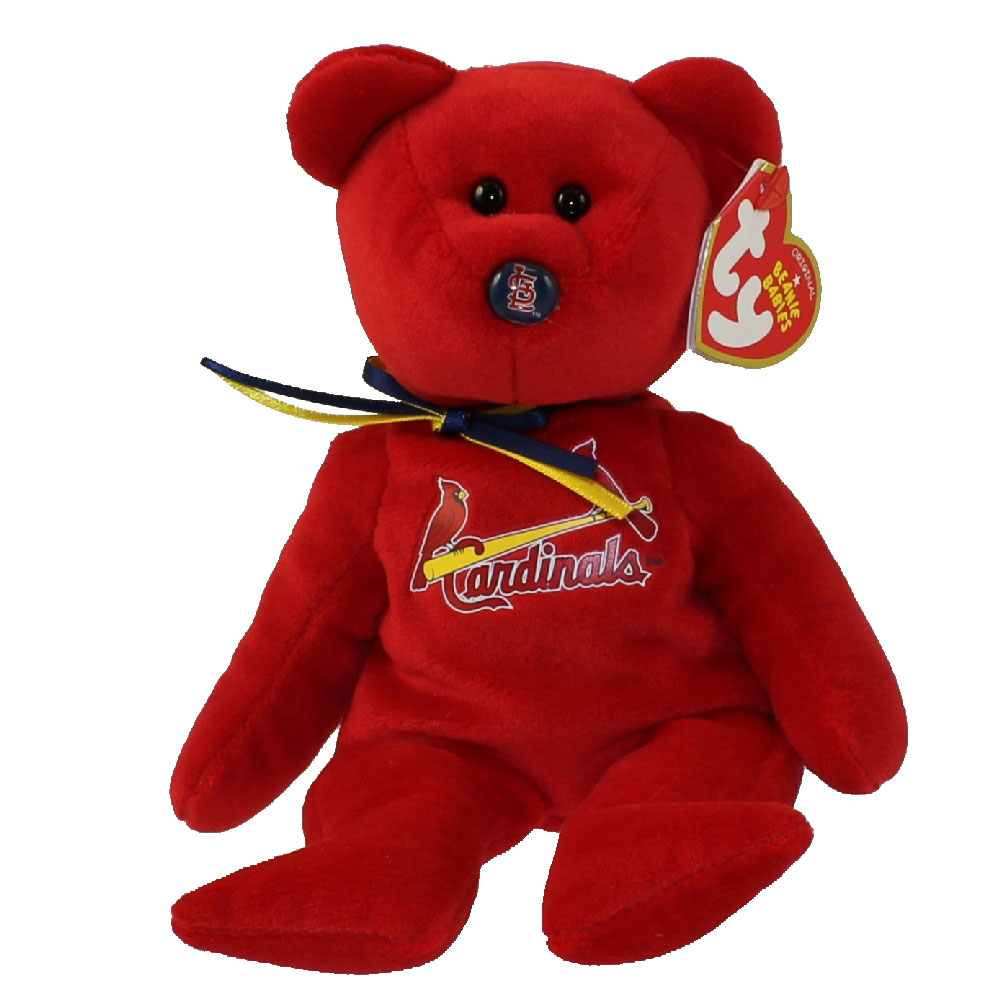 TY Beanie Baby - MLB Baseball Bear - ST LOUIS CARDINALS (8.5 inch)