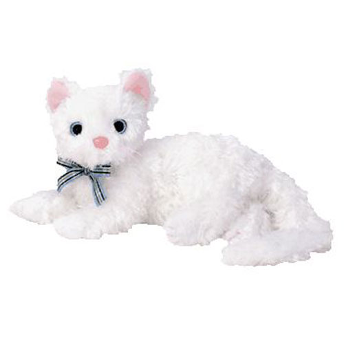 TY Beanie Baby - STARLETT the White Cat (6.5 inch