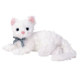 TY Beanie Baby - STARLETT the White Cat (6.5 inch)