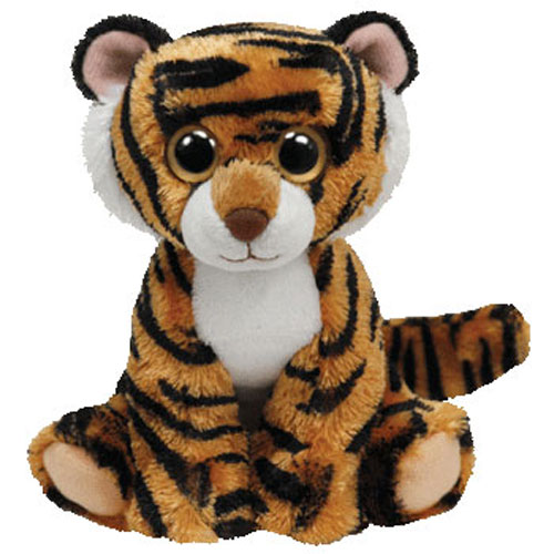 TY Beanie Baby - STRIPERS the Tiger (Big Eye Version) (6 inch)