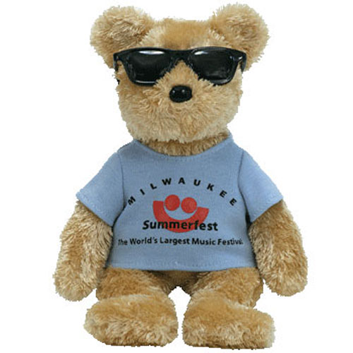 TY Beanie Baby - SUMMERFEST the Bear (Greater Milwaukee Area Exclusive) (8.5 inch)