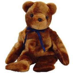 TY Beanie Baby - TED-e the Old Face Brown Bear (Internet Exclusive) (8.5 inch)