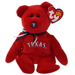 TY Beanie Baby - MLB Baseball Bear - TEXAS RANGERS (8.5 inch)