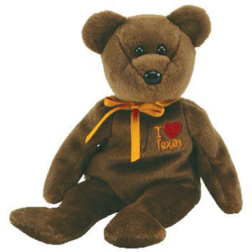 TY Beanie Baby - TEXAS the Bear (I Love Texas - Show Exclusive) (8.5 inch)