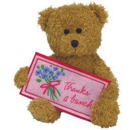 TY Beanie Baby - THANKS A BUNCH the Bear (Greetings Collection) (5 inch)