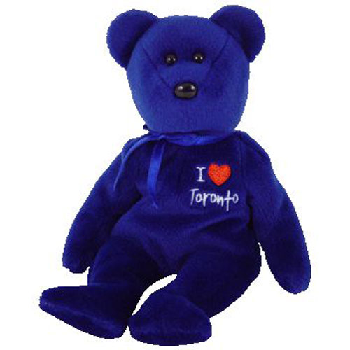 TY Beanie Baby - TORONTO the Bear (I Love Toronto - Canada Exclusive) (8.5 inch)