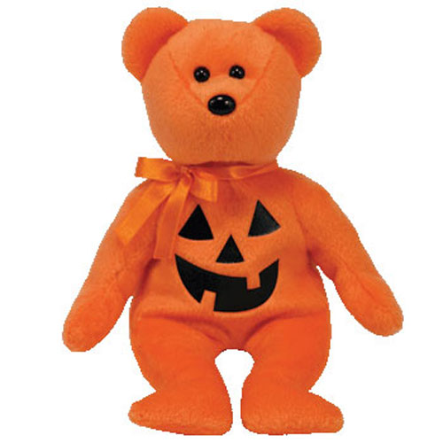 TY Beanie Baby - TREATS the Pumpkin Bear (8.5 inch)