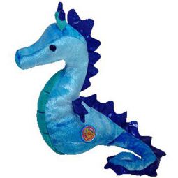 TY Beanie Baby - TRIDENT the Seahorse (BBOM June 2005) (7 inch)