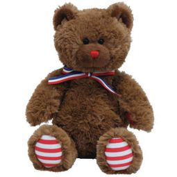 TY Beanie Baby - UNCLE SAM the Bear (Dark Brown) (7.5 inch)