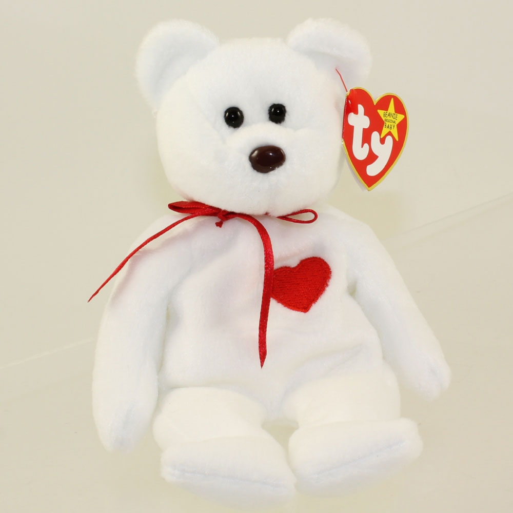 MINT TY Beanie Babies "VALENTINO" VALENTINE'S DAY LOVE Teddy Bear GREAT GIFT! 