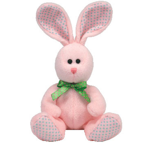 pink rabbit beanie baby