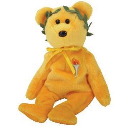 TY Beanie Baby - VICTORY the Bear (Internet Exclusive) (9 inch)