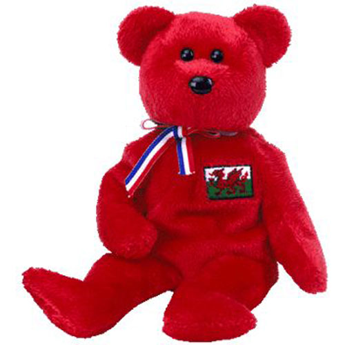 TY Beanie Baby - WALES the Bear (Wales Exclusive) (8.5 inch)