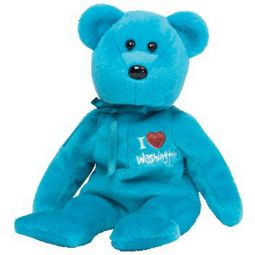 TY Beanie Baby - WASHINGTON the Bear (I Love Washington - State Exclusive) (8.5 inch)