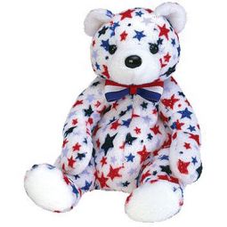 TY Beanie Baby - WHITE the Bear (Internet Exclusive) (7 inch)