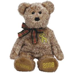 TY Beanie Baby - WHITE the Bear ( Softbank Hawks - Club Hawks Japan Exclusive ) (8.5 inch)