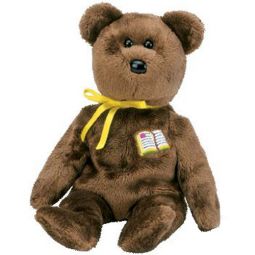TY Beanie Baby - WILLIAM the Bear (Open-Book Version - Europe Exclusive) (8.5 inch)