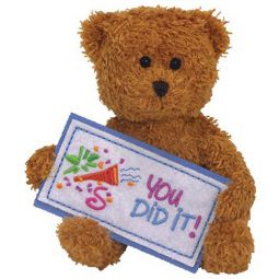 TY Beanie Baby - YOU DID IT the Bear (Greetings Collection) (5.5 inch)