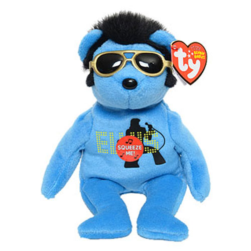 TY Beanie Baby - YOUR TEDDY BEAR the BLUE Elvis Bear (Walgreen's Exclusive) (8.5 inch)