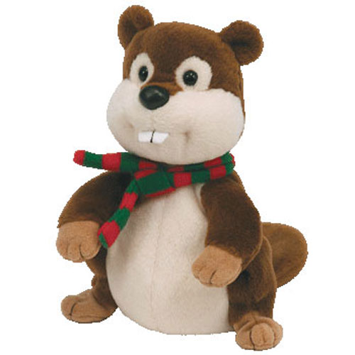 TY Beanie Baby 2.0 - YULE the Beaver (6 inch)