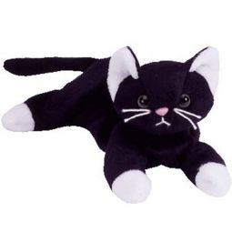 TY Beanie Baby - ZIP the Black Cat (7 inch)