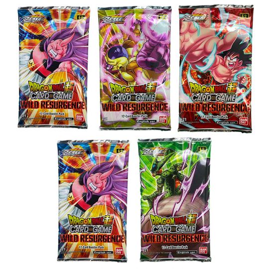 Dragon Ball Z Super Card Game Zenkai Series Wild Resurgence Booster Pack